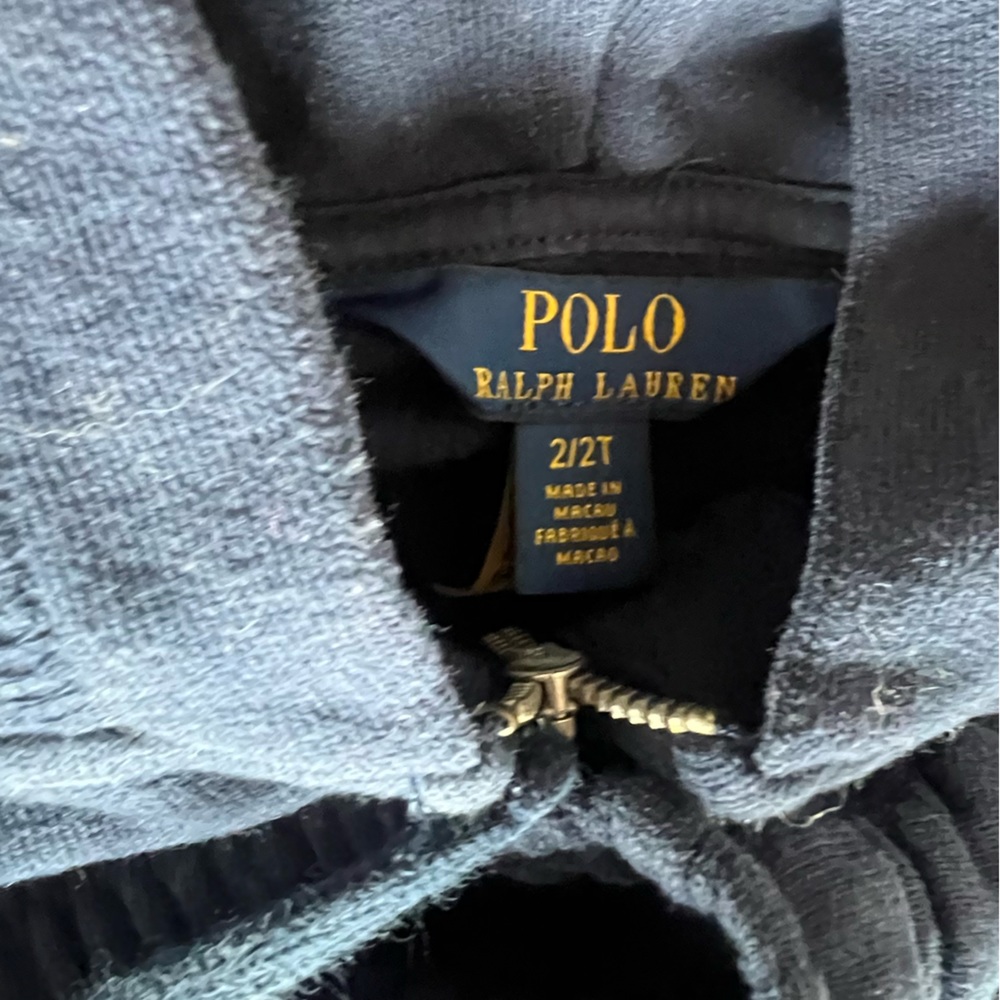 2T Ralph Lauren Navy Blue Track Suit - Hoody & Sweats - Picture 4 of 6
